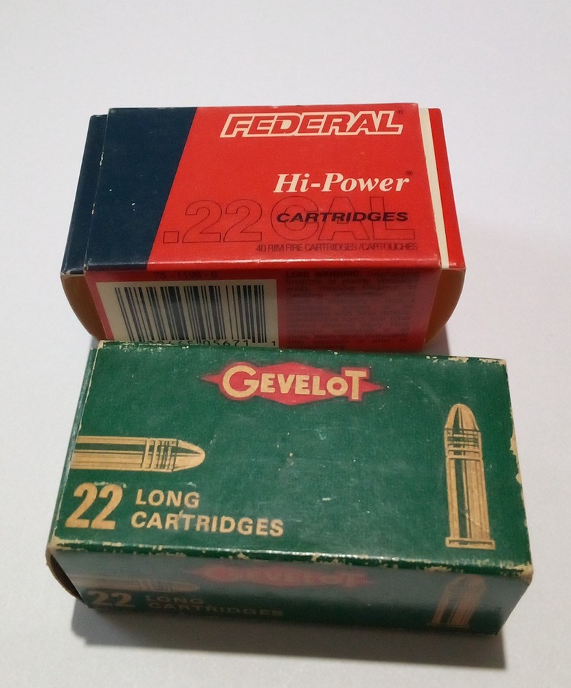 Empty Lot Of .22 Ammo Boxes 6 Different