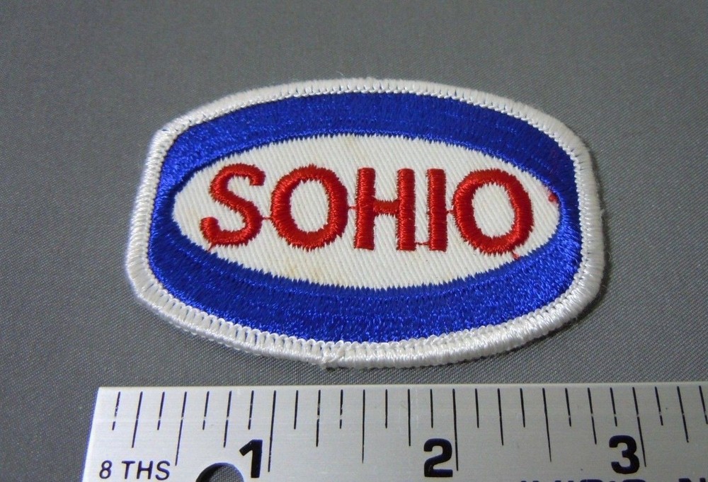 SOHIO Embroidered Iron-On Uniform-Jacket Patch 3" x 2"