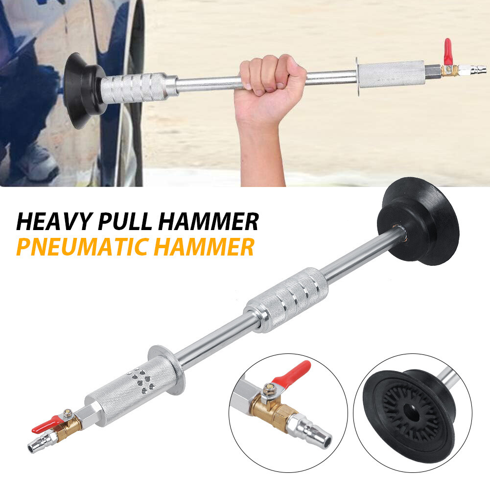 Air Pneumatic Suction Dent Puller Slide Hammer Pulling Car Body Repair Work Tool