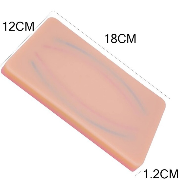 IV Injection Training Pad, Silicone Human Skin Training Model, Puncture Training