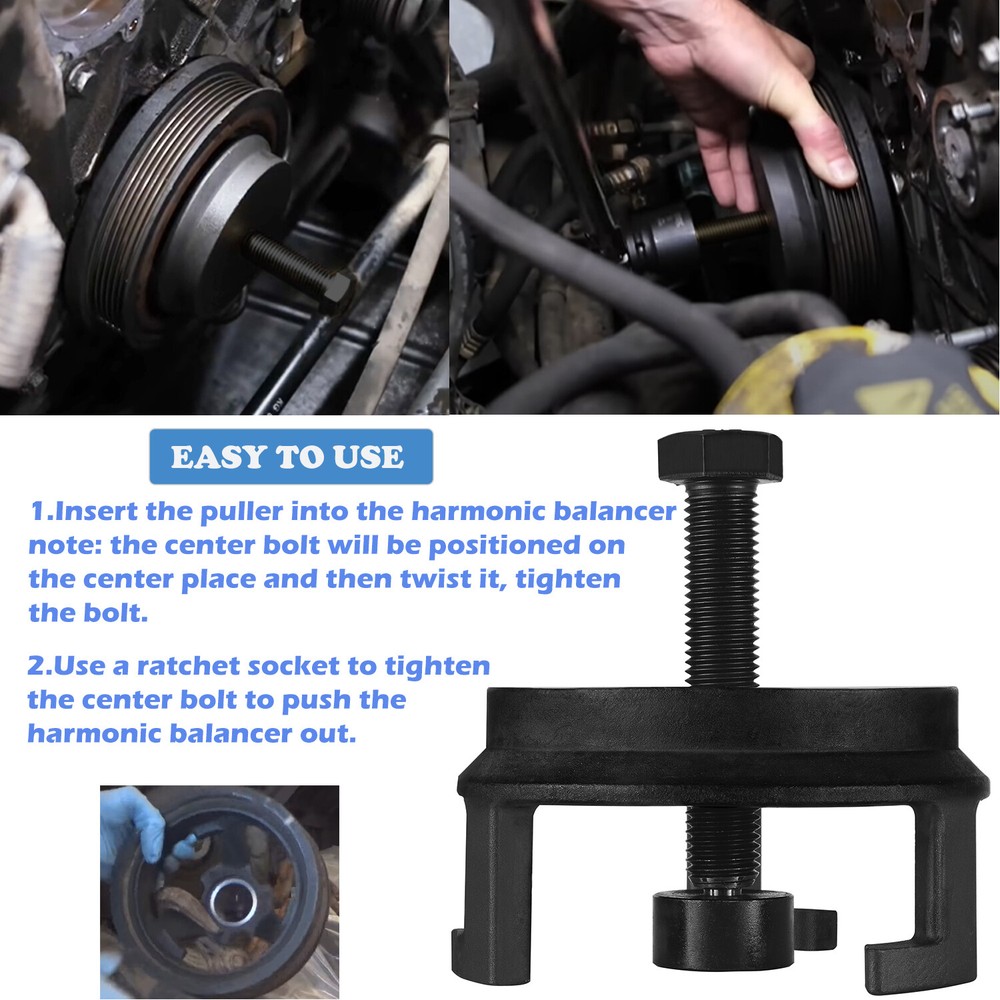 25264 Harmonic Balancer Puller and Harmonic Balancer Installer For GM LS Engine