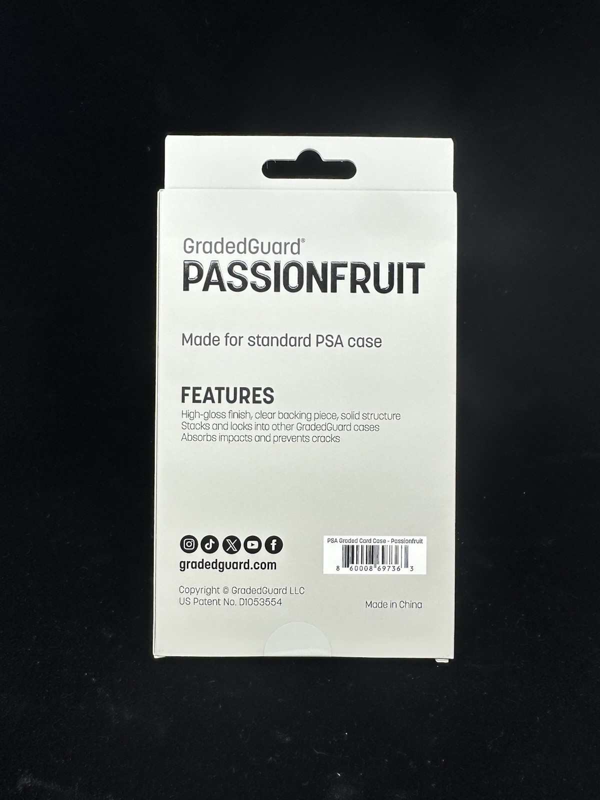 Graded Guard- Passion Fruit (Limited Edition) Trade Show Exclusive PSA Card