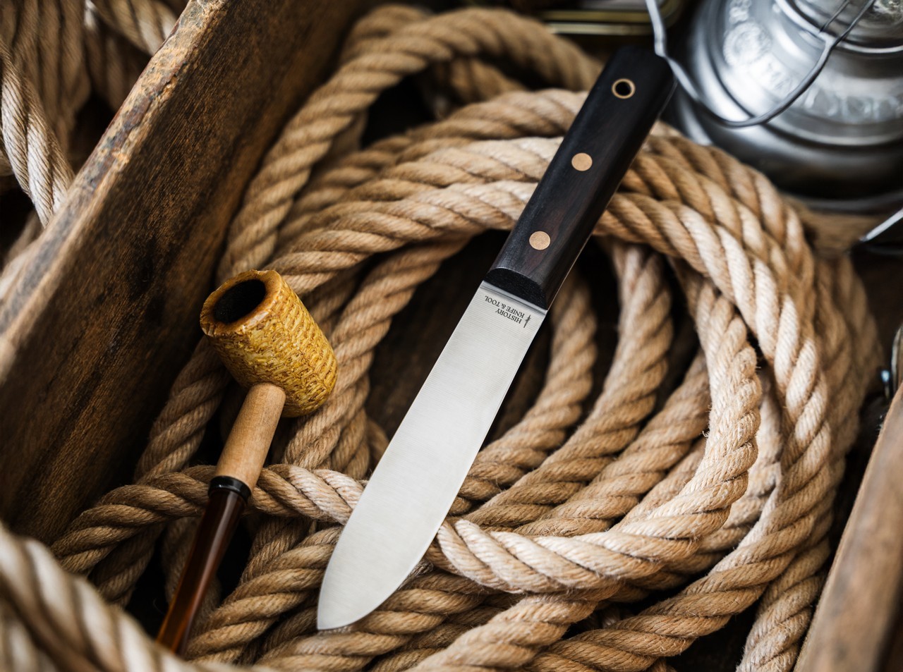 History Knife & Tool Sailor´s Knife 5.28" Fixed Blade 4116 Full-Tang - 02HY005