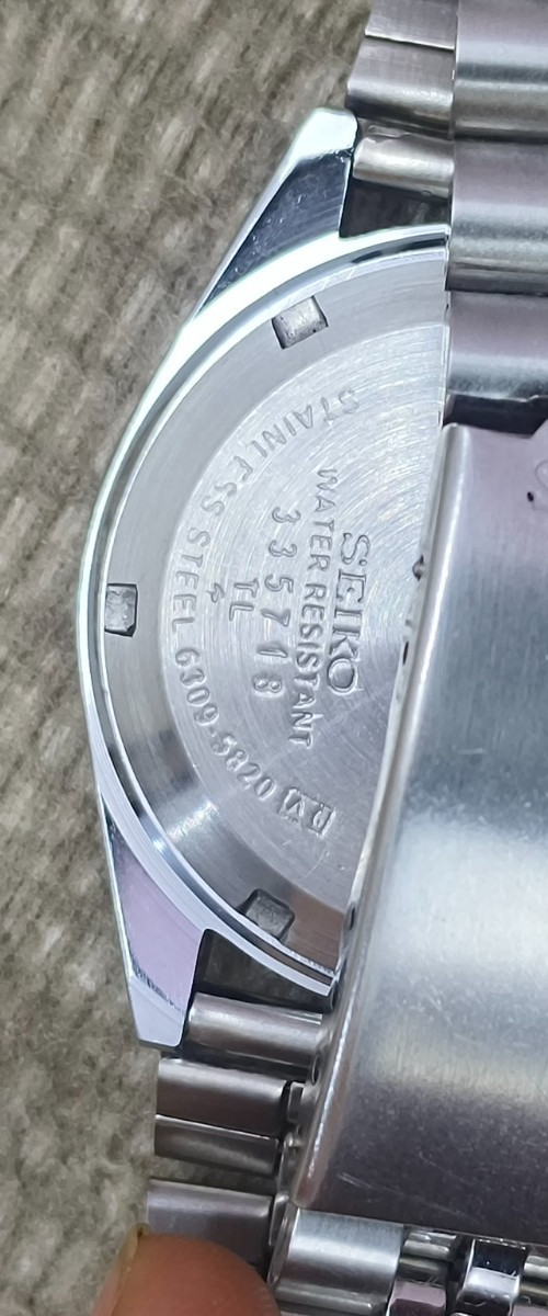 Vintage Seiko 5 Purple Automatic 17 Jewels Day/Date Japan Men's Wrist Watch 6309