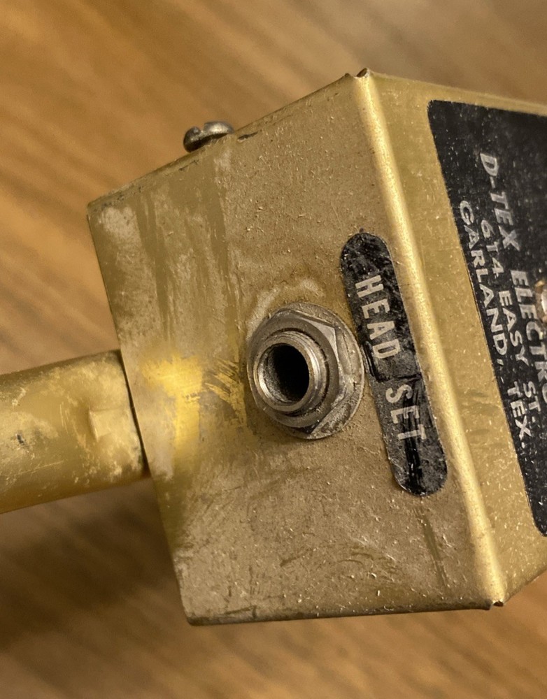 Vintage Bill Mahan Tiny-Tex Metal Detector READ DESCRIPTION