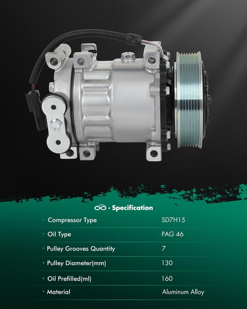 AC Compressor for Dakota Durango 3.9L 1996-2001