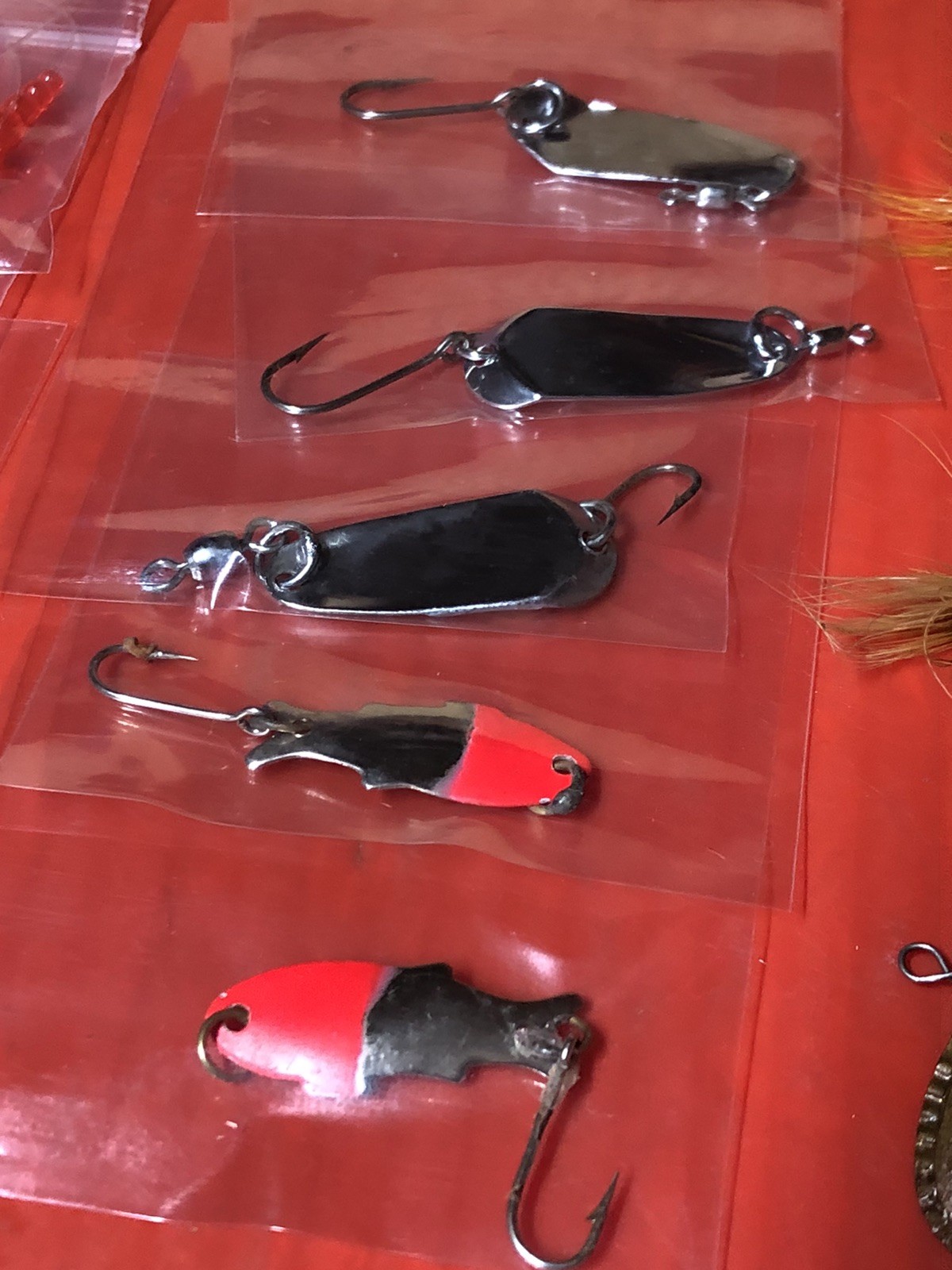 Fishing Lures Lot. Rooster Tail, MEPPS, Triple Teaser, Bolo, Pflueger, Hus Lure