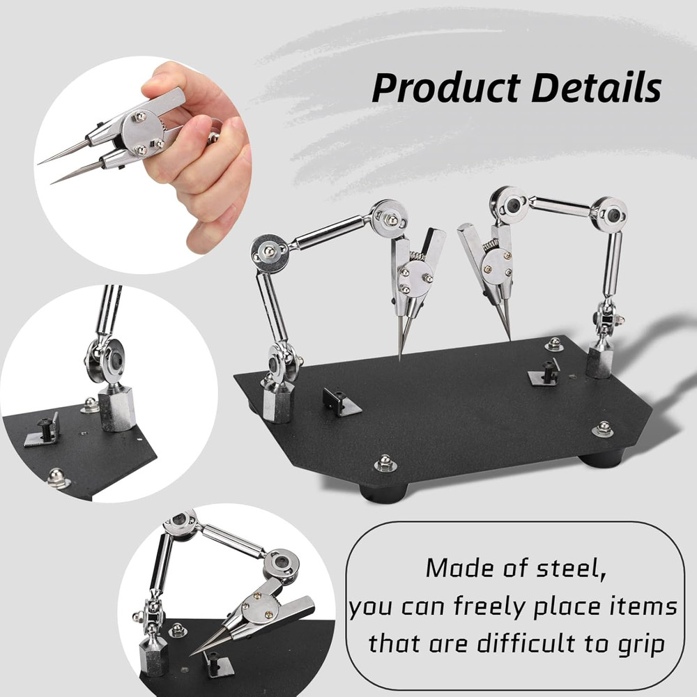 Welding Table Clamps, Auxiliary Welding Work Clip Set Third Hand Tool Welding Fi