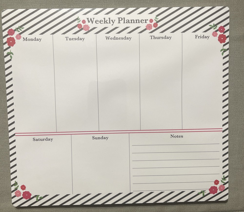 Office Depot Weekly Mouse Pad, 56 Sheets, Mouse Pad & Weekly Planner