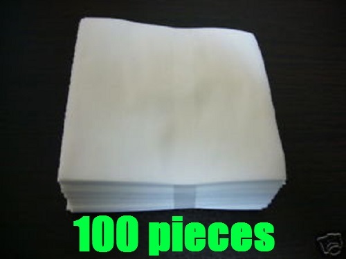 Replacement Cotton Disc Sleeves for MINI LP CDs 100 pieces inner bag