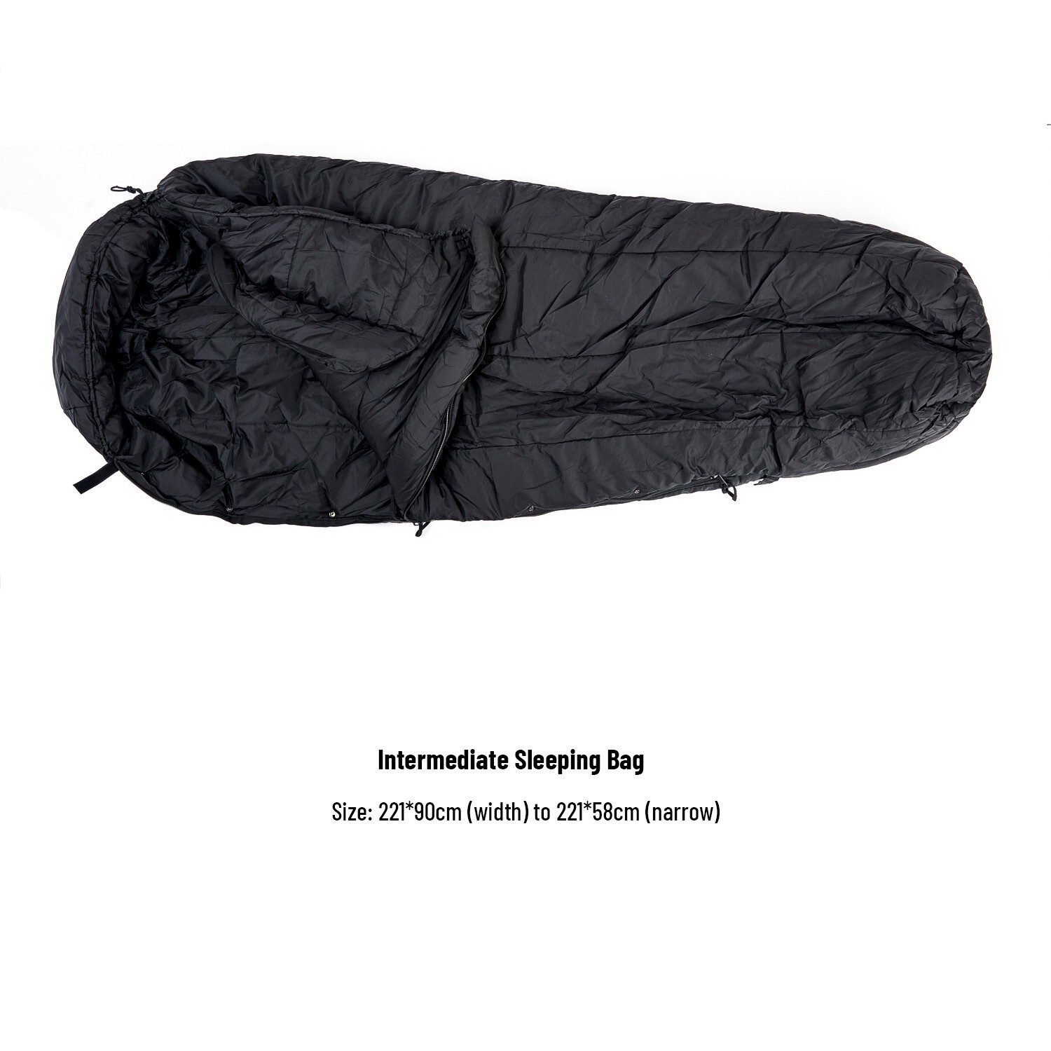 Modular Sleeping Bag System Woodland Camo 3-Piece Military Sleep Gear MSS Kit