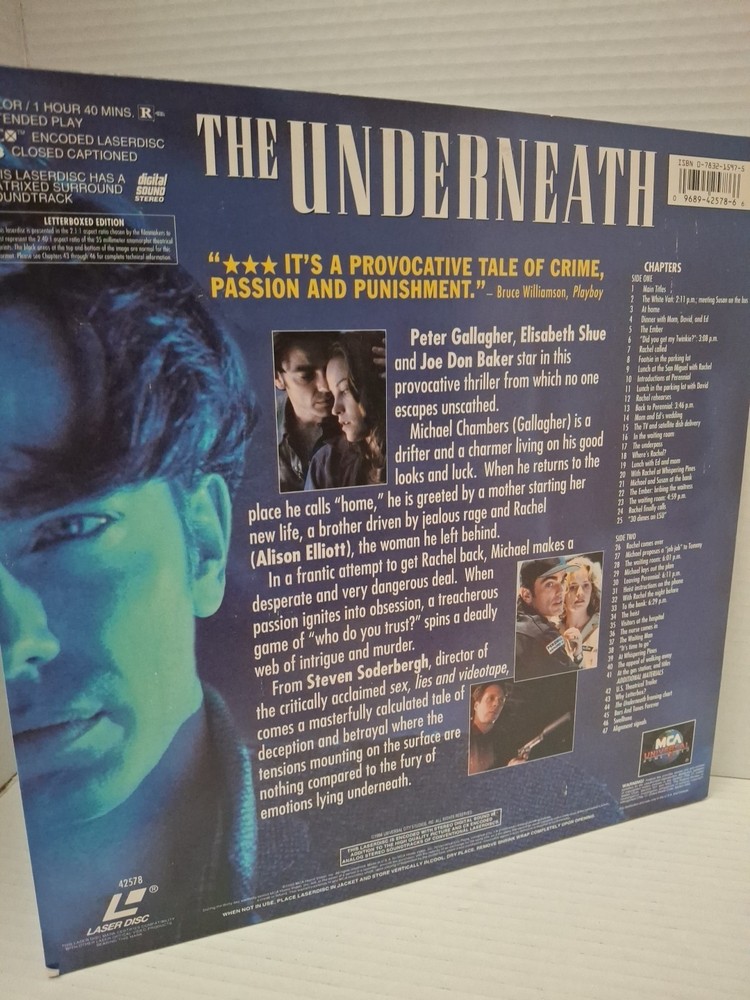 THE UNDERNEATH (1994 LASERDISC)Peter Gallagher,gr