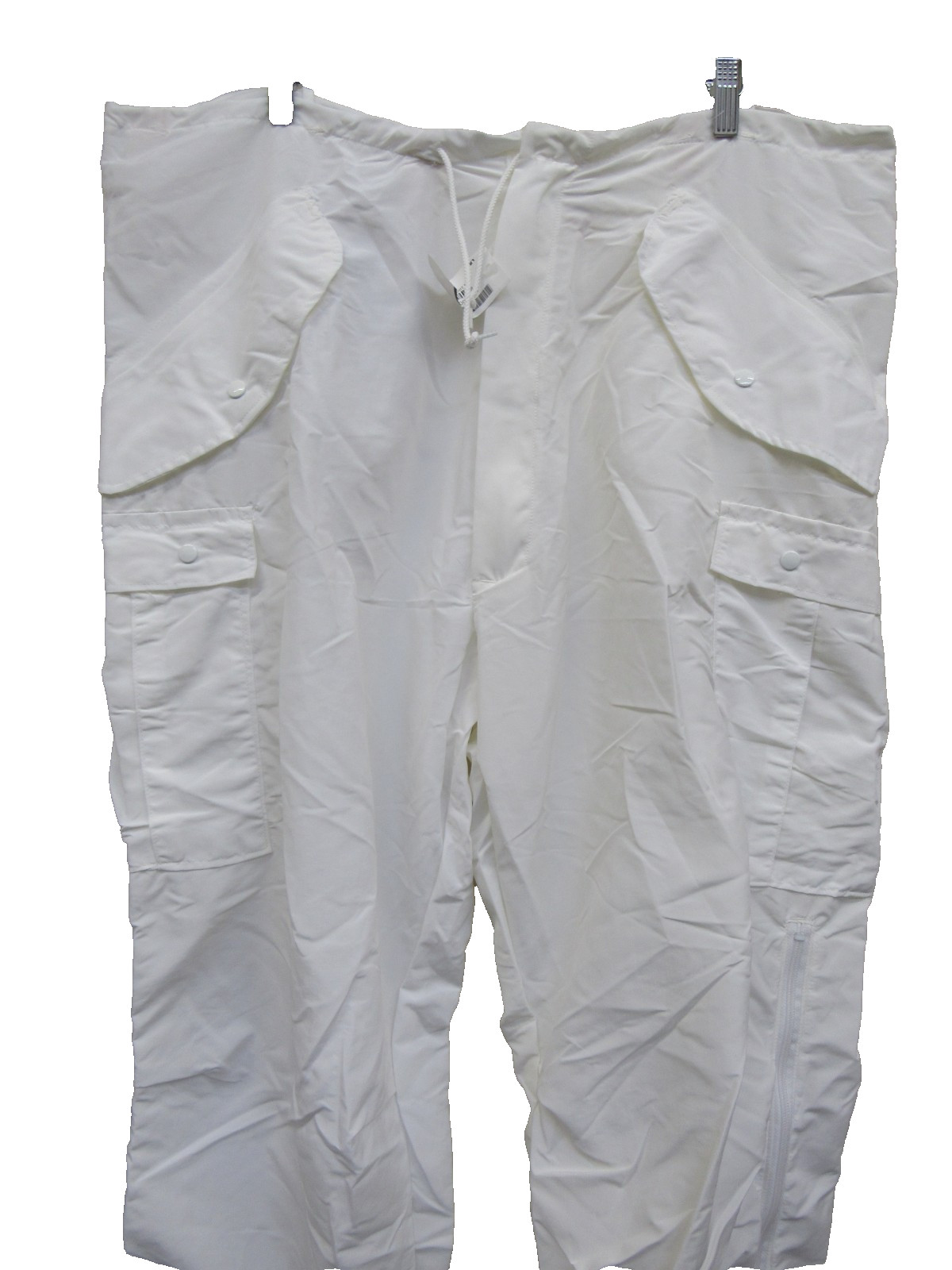 US GI Snow Camo Trousers Pants White Nylon Large Reg Tennier Industries 2018 NOS