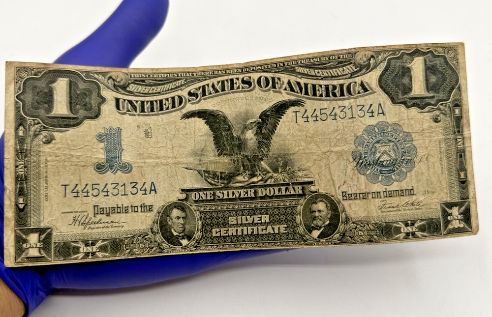 1899 $1 Silver Certificate “Black Eagle” Note  Speelman / White Extremely RARE!!