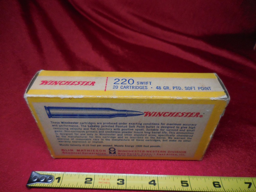 Winchester Super Speed .220 Swift - Empty