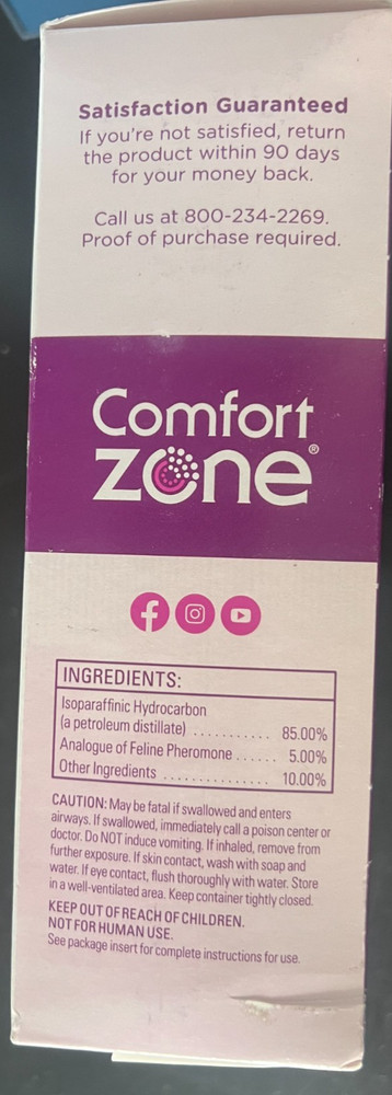 Comfort Zone Calming Diffuser for Cats & Kittens 2 pack 3506