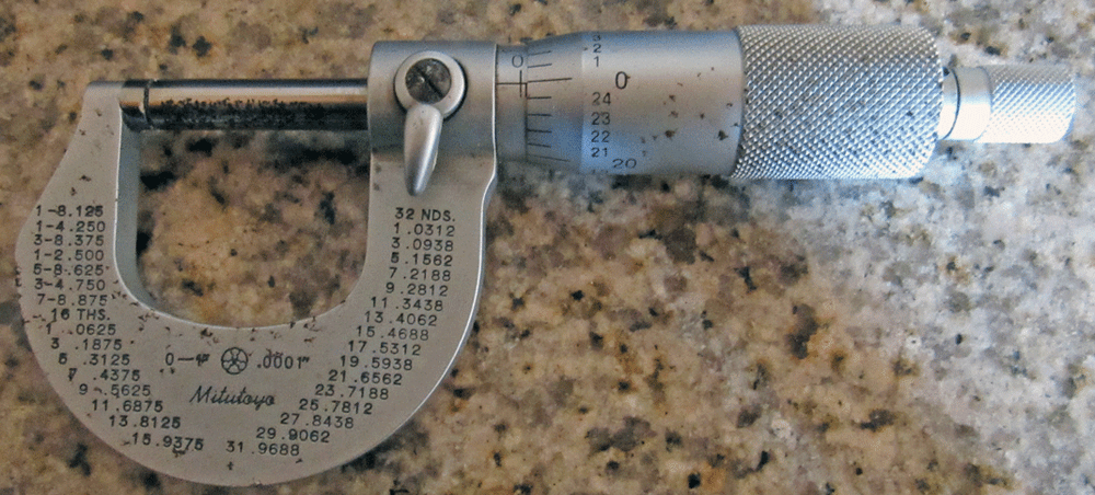Mitutoyo Outside Micrometer