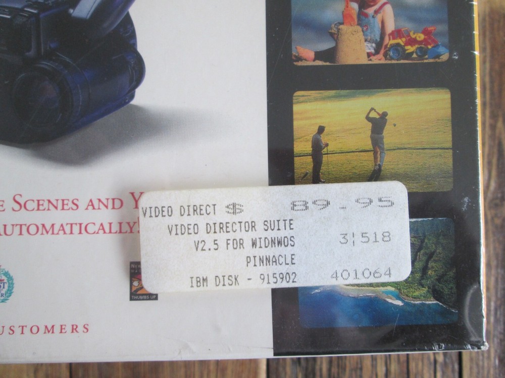 NEW Pinnacle Systems VideoDirector Suite Version 2.5 Windows Video Editor 95 3.1