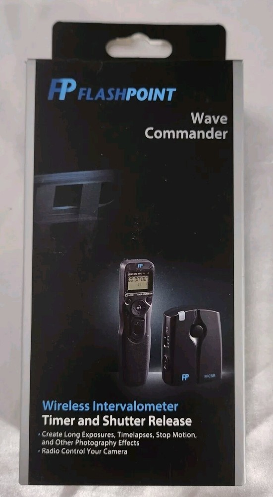 Flashpoint Wave Commander Wireless Intervalometer Timer and Shutter Release
