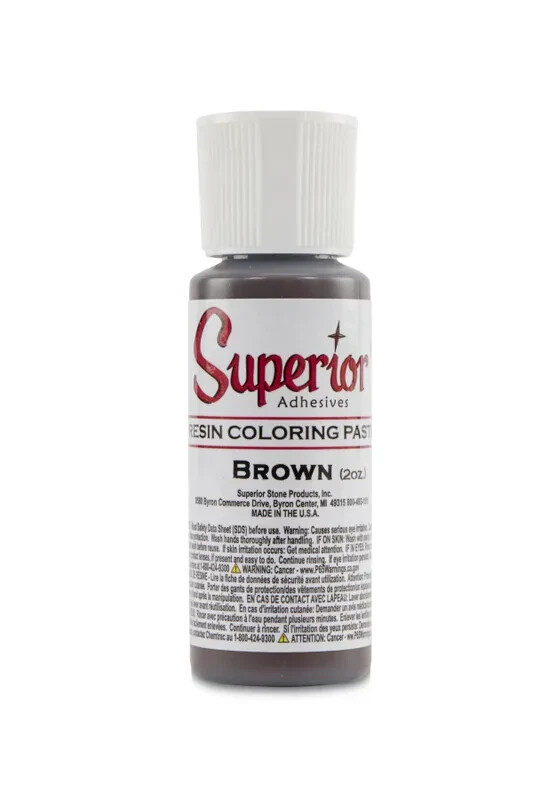 Superior Adhesives Resin Coloring Paste - Brown - 2 oz