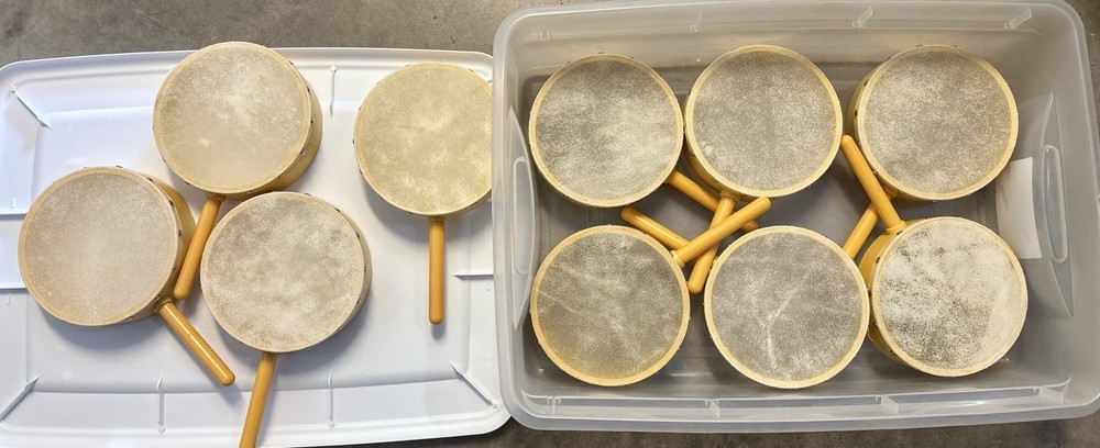 10 Tom Boy With Handle Six Inch Drums