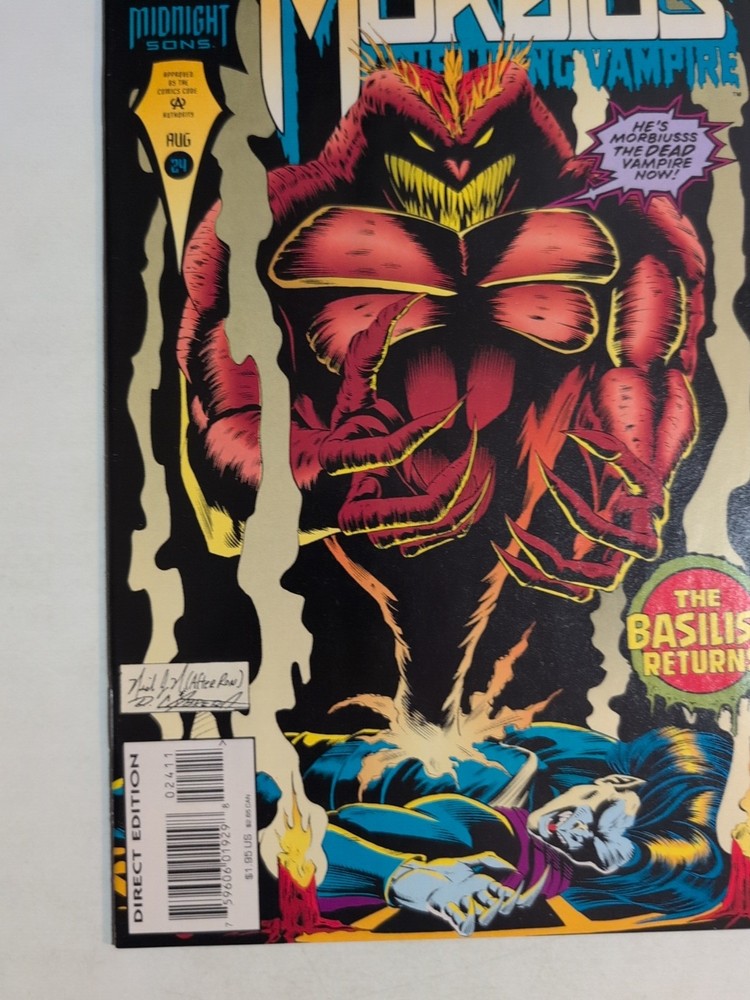Morbius The Living Vampire #24 Marvel Comics 1994 Midnight Sons Horror