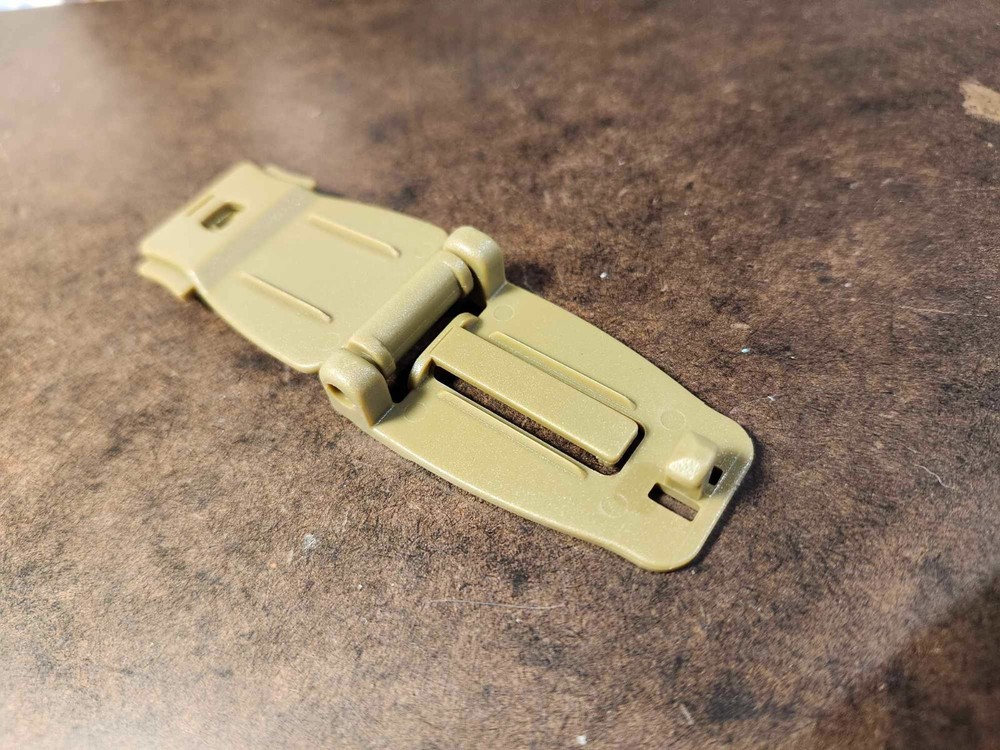 MOLLE Strap Manager Clips, USMC Coyote Brown, 2-Pack
