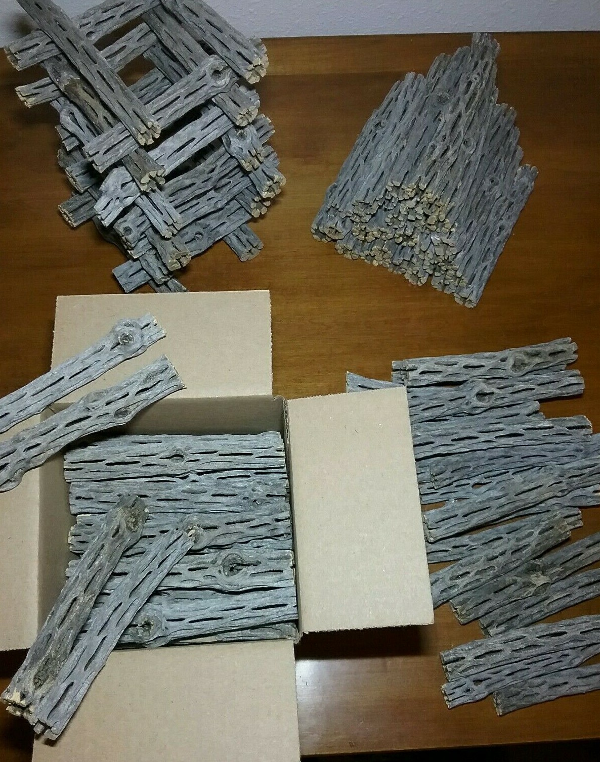 20 pcs 6" inch CHOLLA Wood Cactus | ORGANIC, Untreated | Shrimp Aquarium CRAFTS!