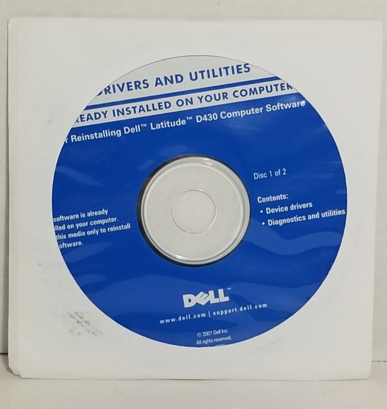 Dell Latitude D430 Computers Software Disk Media Drivers And Utilities Sealed
