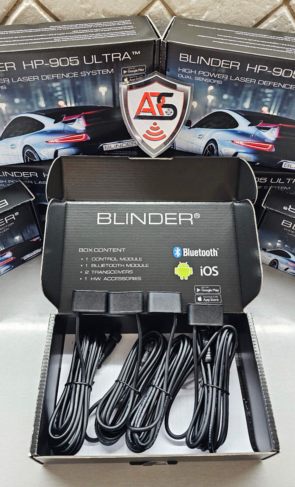 BLINDER HP-905 ULTRA - NEW Model - 2025 - QUAD Sensors - High Power System