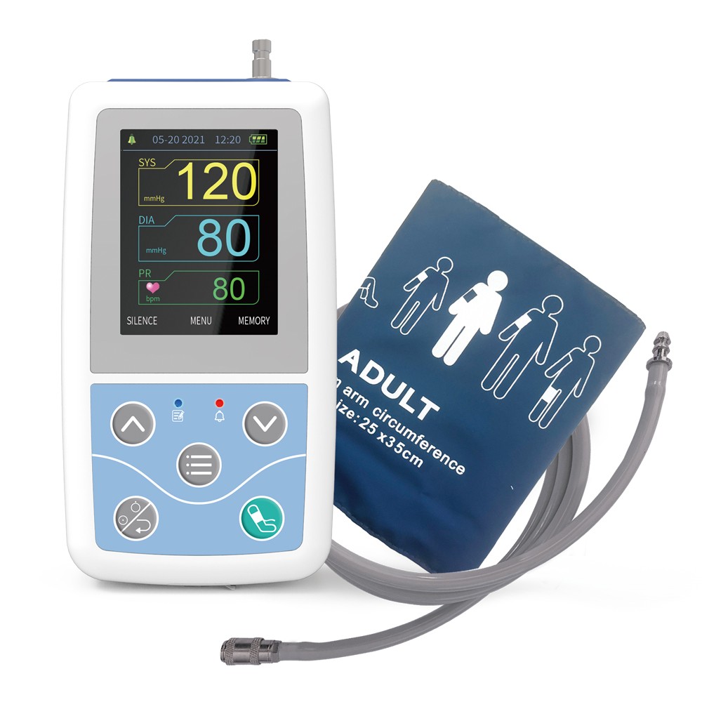 1PCS ABPM50 24 Hours Ambulatory Blood Pressure Patient Monitor NIBP Pr USB FDA