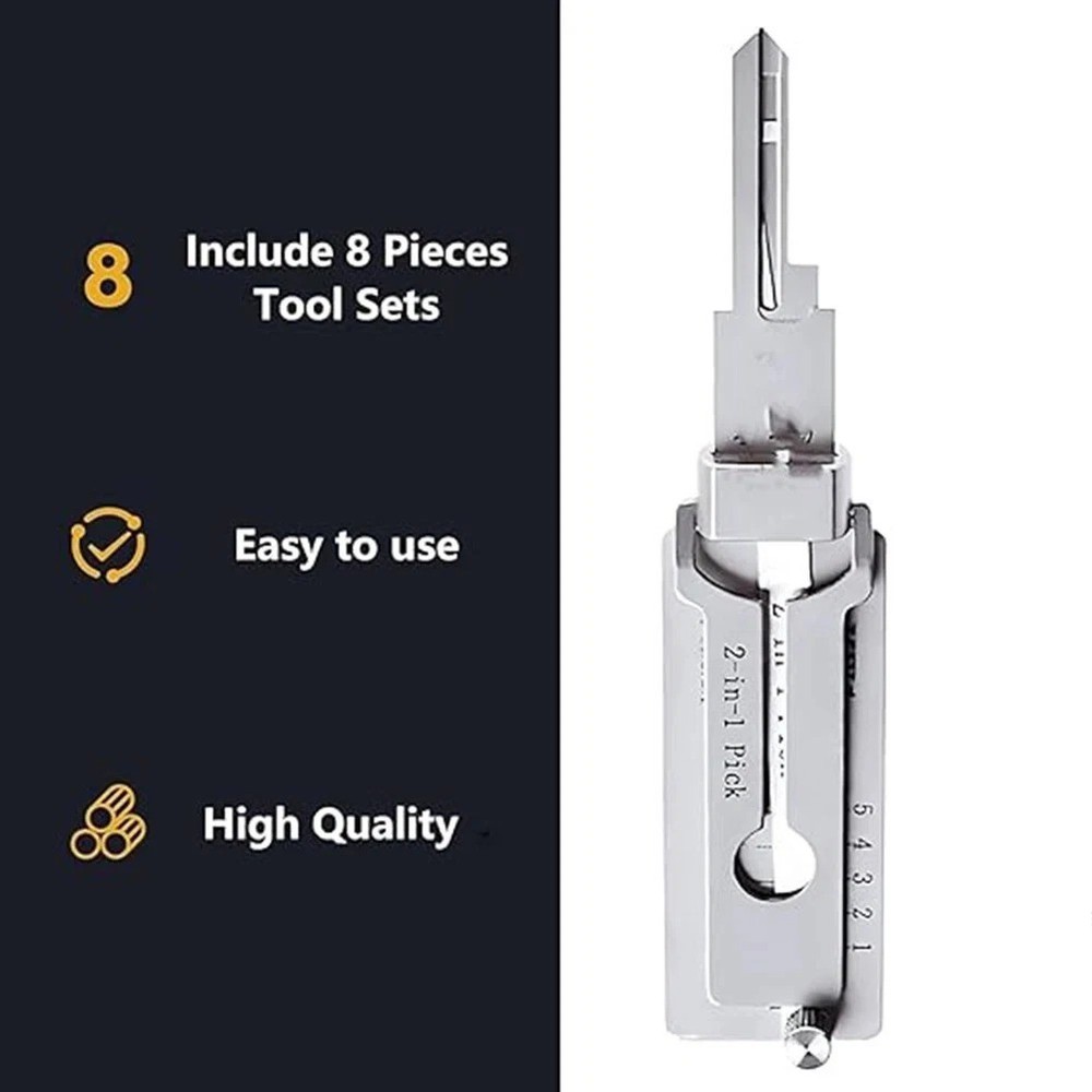 Portable 2-in-1 Precision Hook & Pick Tool Kit – Ergonomic Grip Set