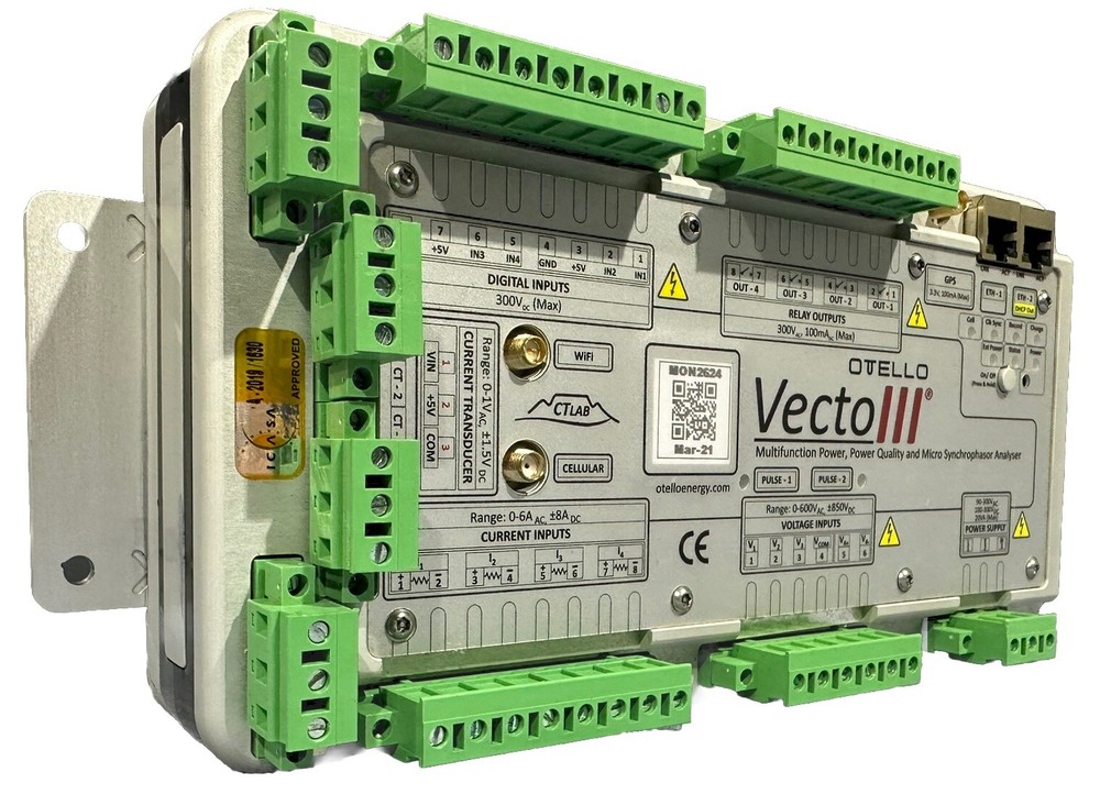 CTLAB VECTO 3 Multifunction Power Quality And Micro Synchrophasor Analyser