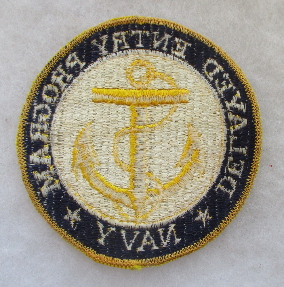Original 1960s Vietnam War Vintage US NAVY DELAYED ENTRY PROGRAM PATCH Used