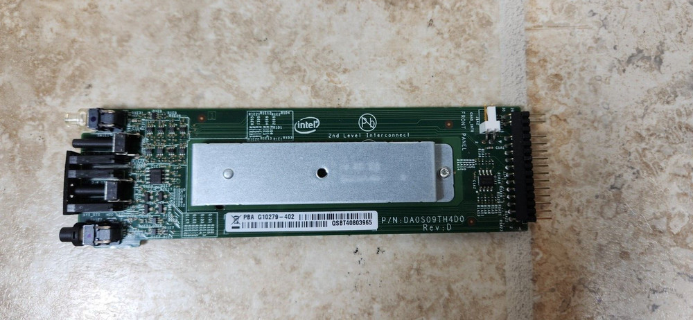 Intel G10279-402 FXXFPANEL LED Switch Front Control Panel Board