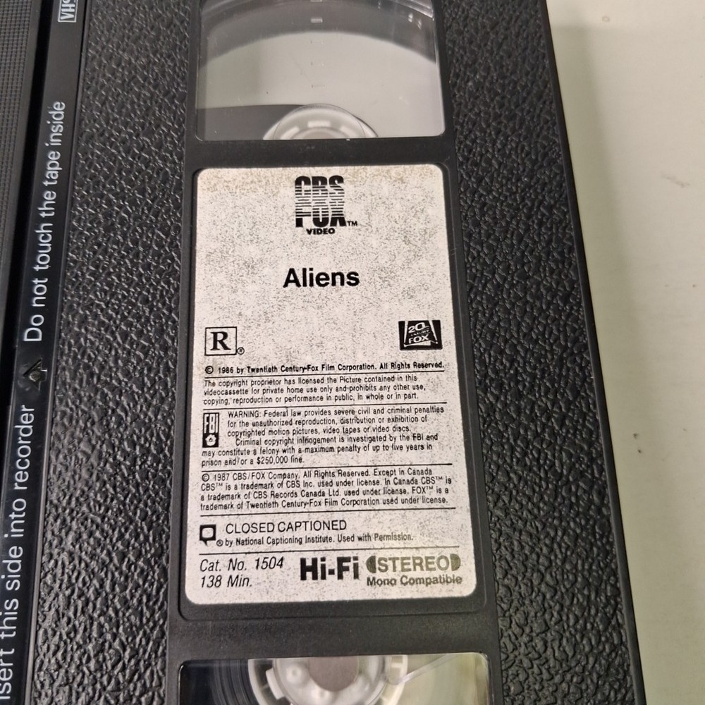 Alien Trilogy + Leviathan VHS