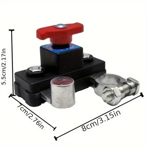 1Pcs Universal Battery Disconnect Switch 12V / 24V Cut Off Isolator for Cars RV