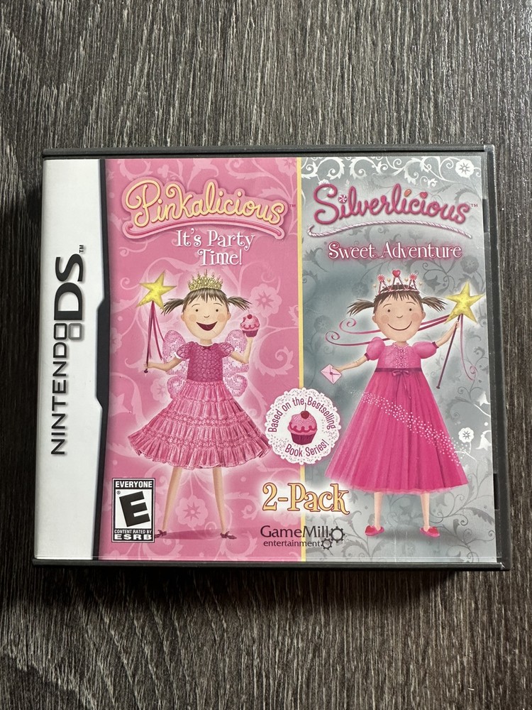 Pinkalicious/Silverlicious 2-Pack (Nintendo DS, 2013) Case Only
