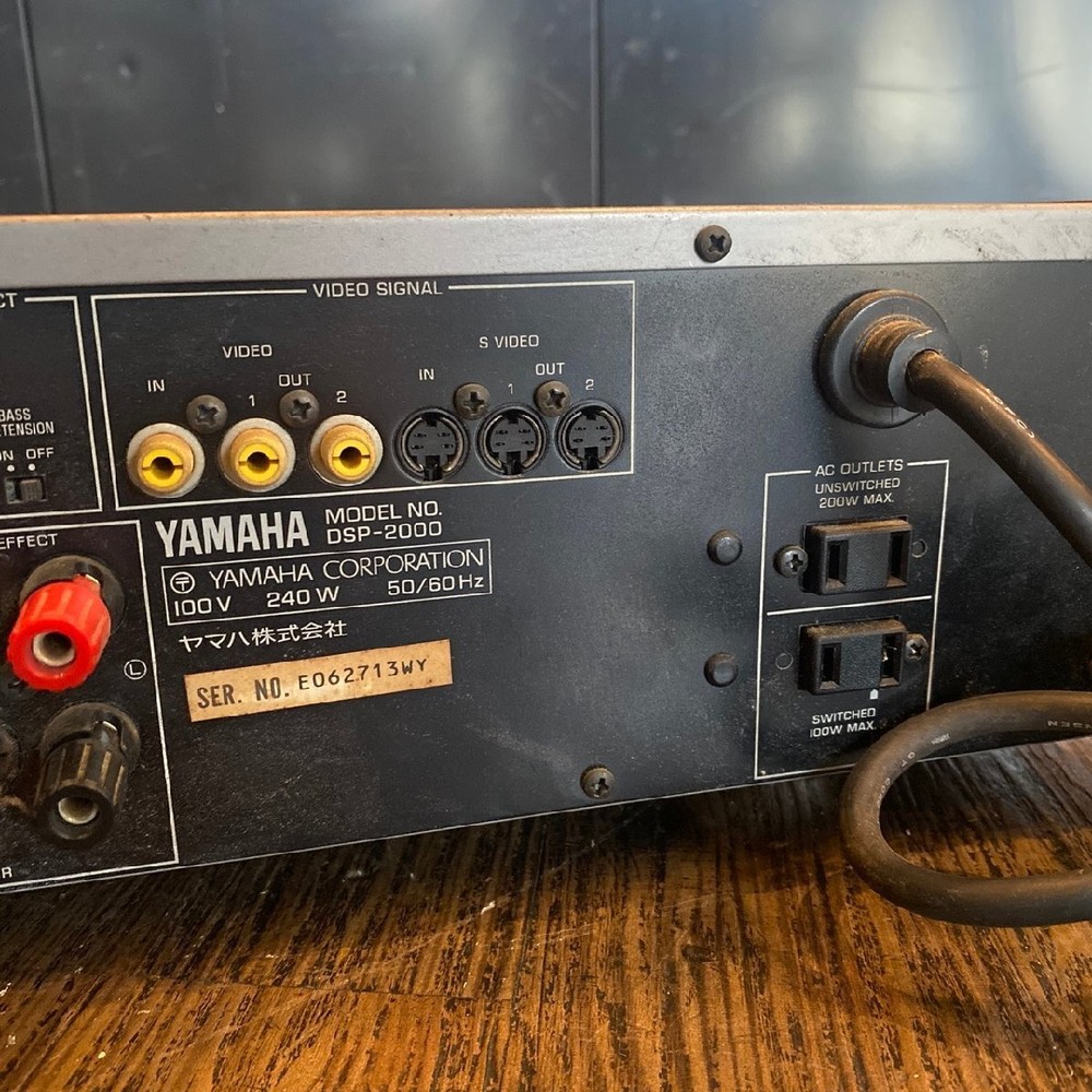 YAMAHA DSP-2000 PROCESSOR AMPLIFIER Operation confirmed from Japan