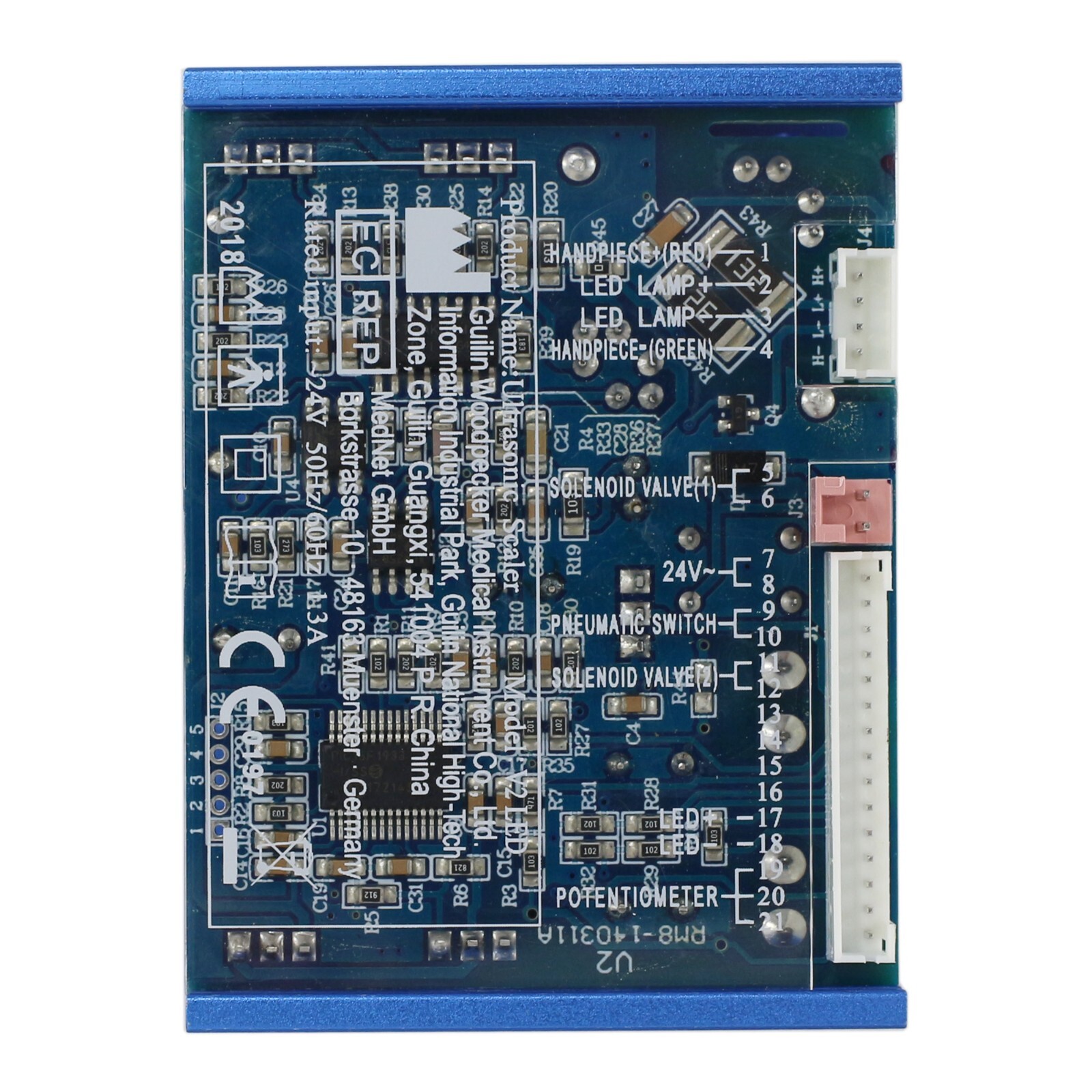 Woodpecker DTE Dental Ultrasonic Scaler Piezo Tips HD-7L Handpiece DTE-V2 LED