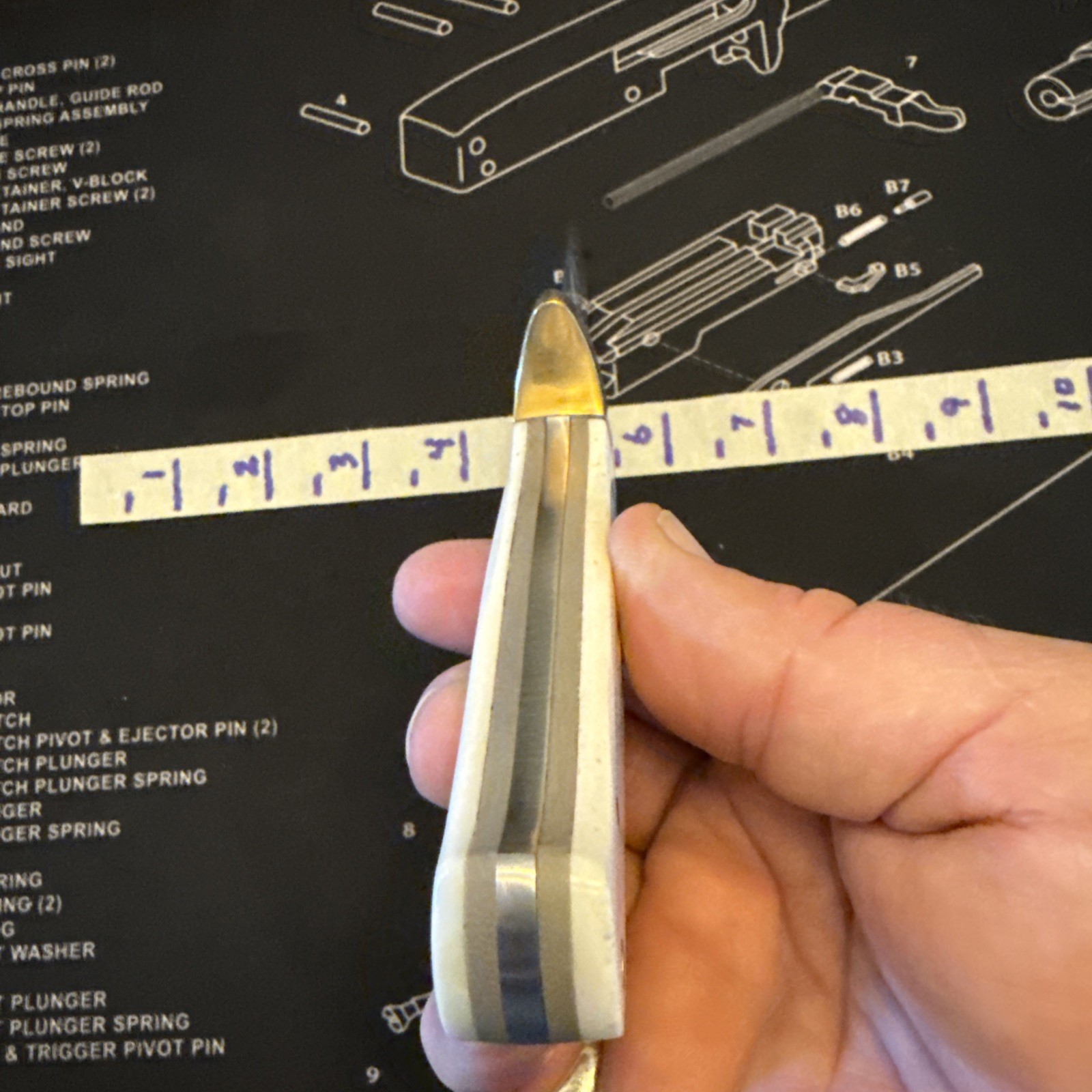 Puma SGB Elk Hunter, Smooth White Bone, German Steel, Hunting Knife, 68116050T