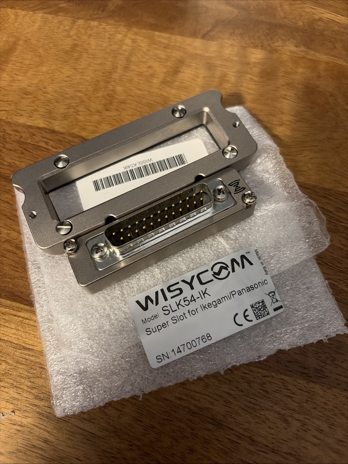 Wisycom SLK54-IK Superslot/Unislot End plate For MCR54