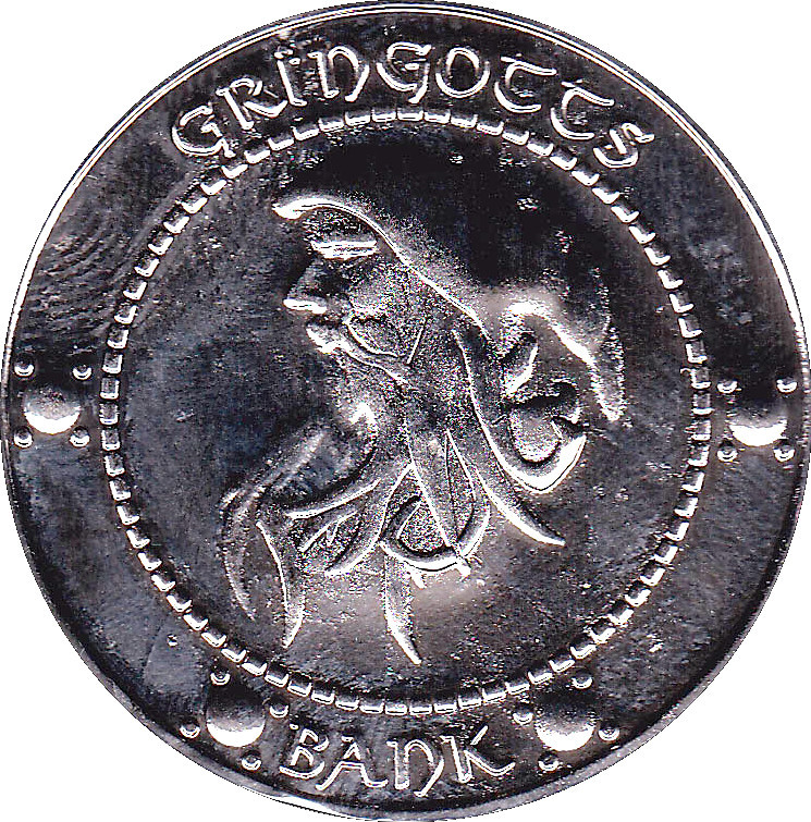 Harry Potter Gringotts Sickle & Knut Coin Set, Wizarding World Cosplay, Hogwarts