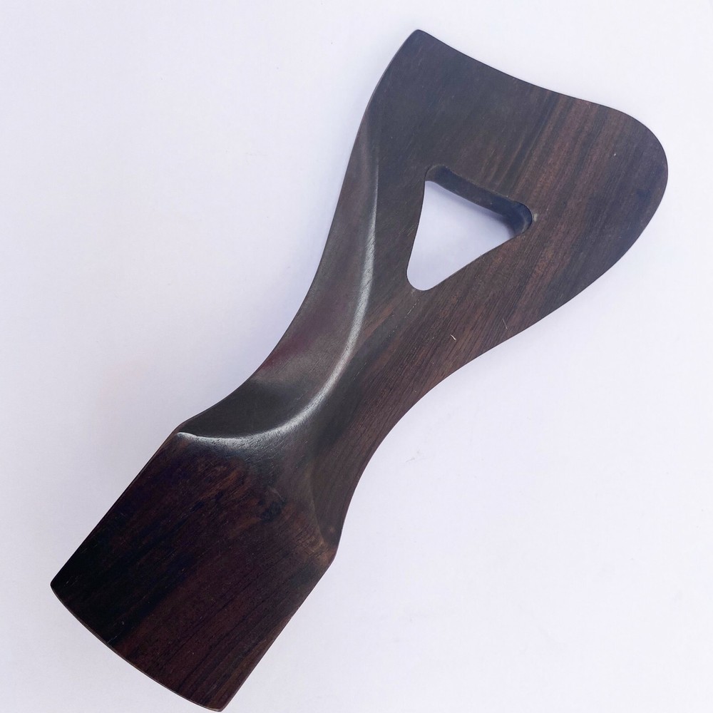 Solid ebony tailpiece for Jazz archtop guitar