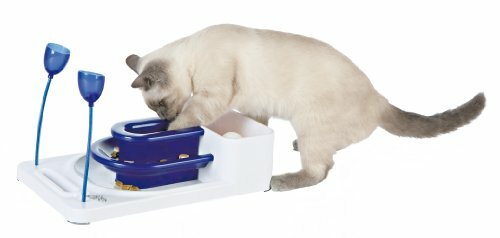 Interactive Food Dispenser Activity Center for Cats w/ 4 Modules