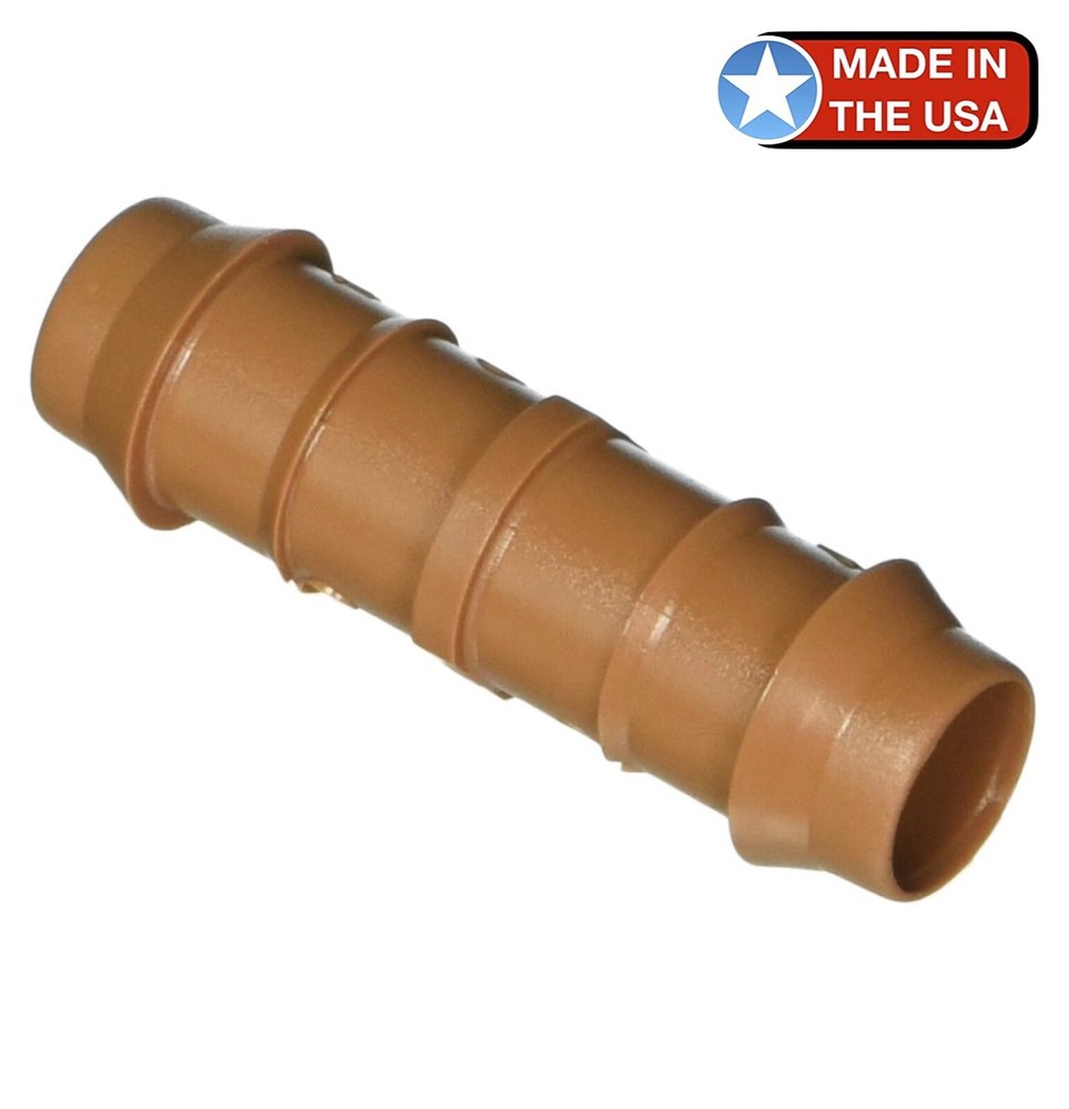 DIG 25-PACK -17mm 1/2" Barb Insert Coupling - Drip Irrigation Tubing Hydroponics