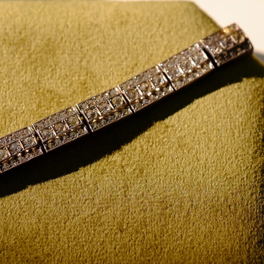 Art Deco Sterling Link Bracelet