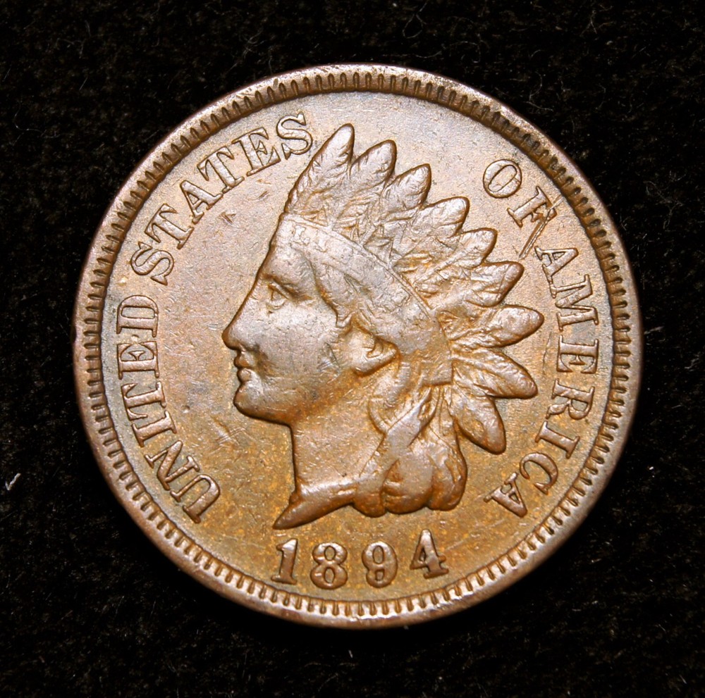 1894 Indian Head Cent  VF+