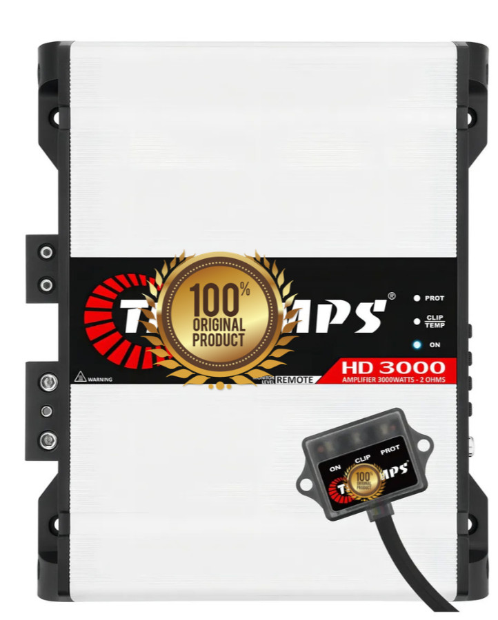 Taramps HD 3000 Amplifier 2 Ohm Car HD3000 3K Watts Taramp's Amp Full Range Bass