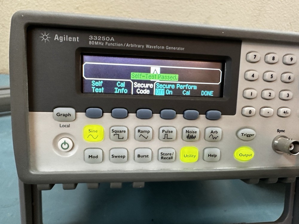 Agilent 33250A 80 MHz Function / Arbitrary Waveform Generator, Calibrated